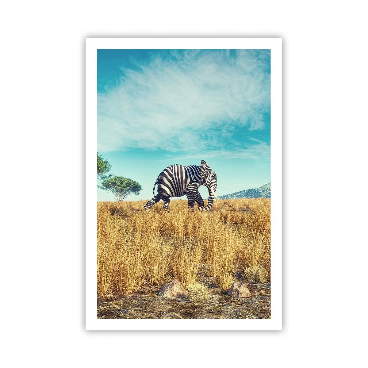 Poster - Grijs is niet meer in de mode - 61x91 cm