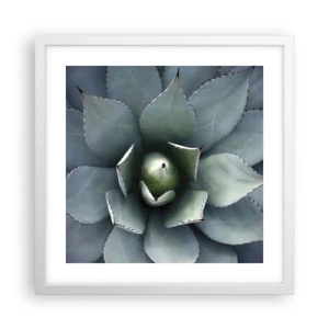 Poster in een witte lijst - Het trekt aan en waarschuwt - 40x40 cm