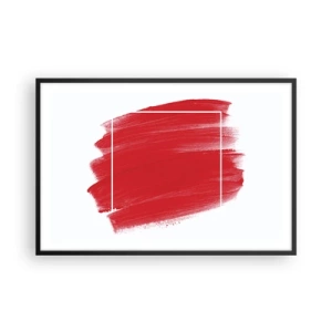 Poster in een zwarte lijst - Uit het frame - 91x61 cm