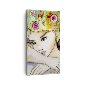 Schilderen op canvas - Vlinderprinses - 45x80 cm