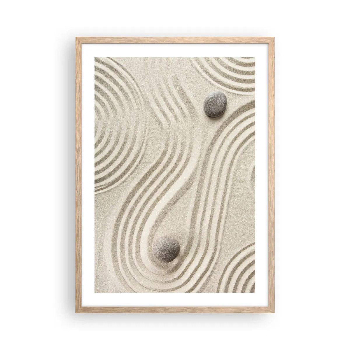 Een poster in een licht eiken lijst - Een vleugje warmte - 50x70 cm