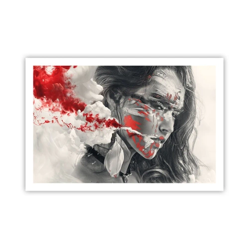 Poster - In de dampen van absurditeit - 91x61 cm