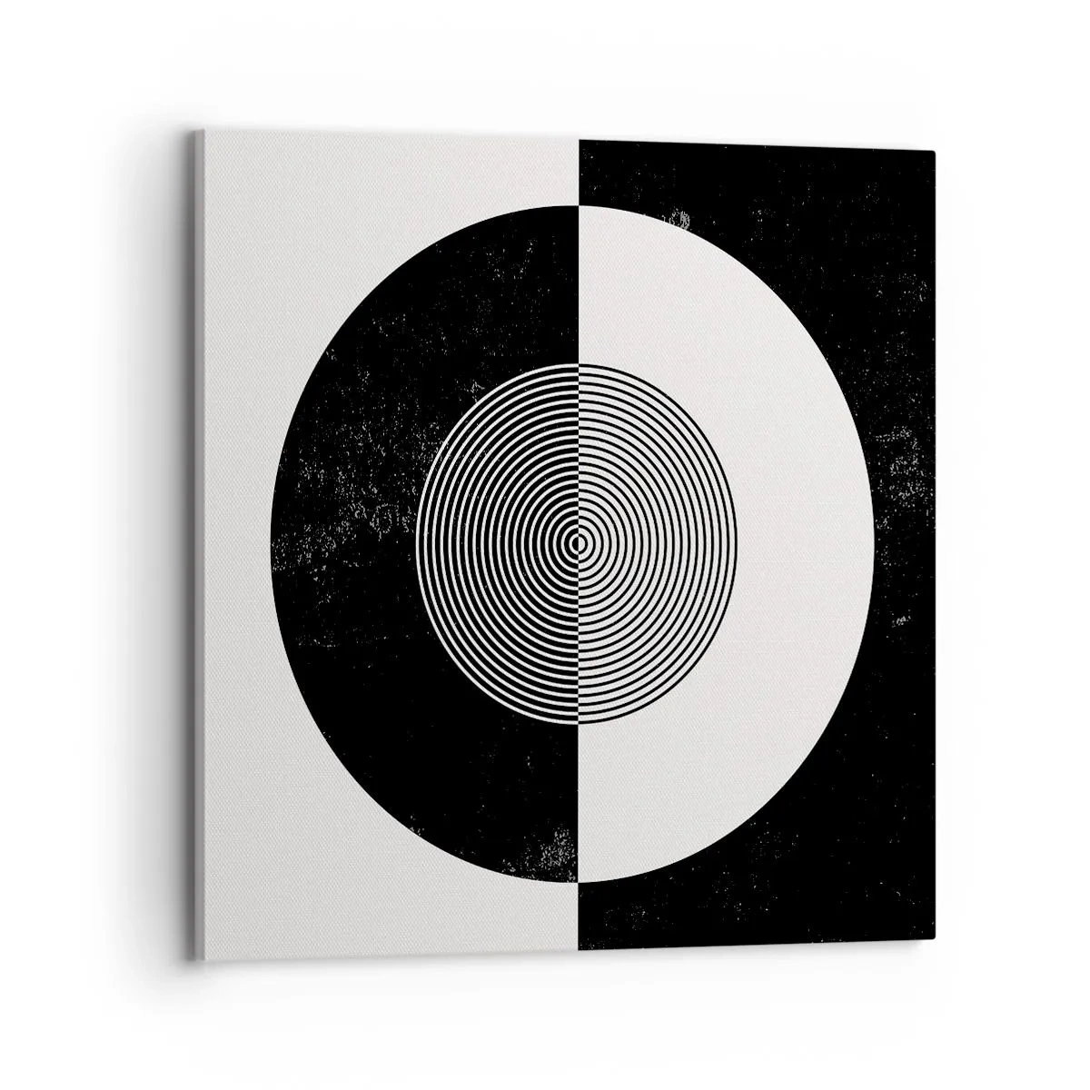 Schilderen op canvas - Harmonie in zwart-wit - 70x70 cm