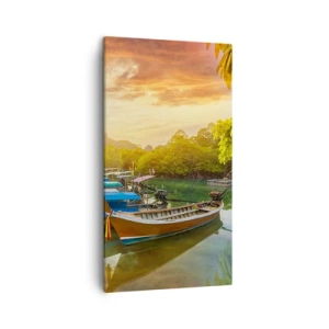 Schilderen op canvas - Voor een drukke dag - 45x80 cm