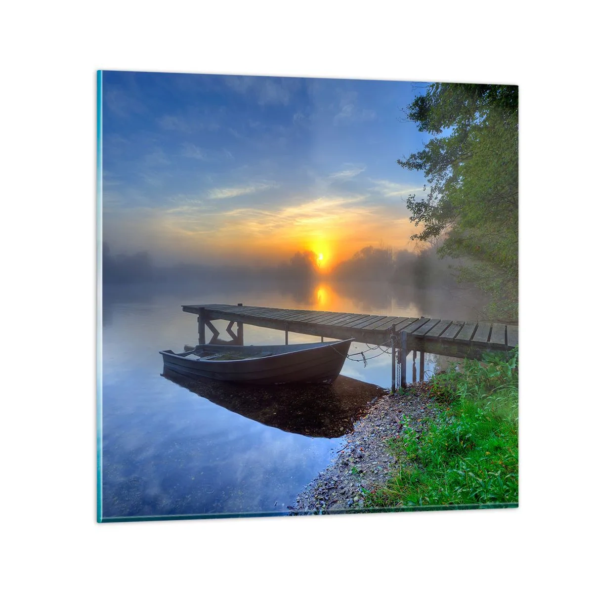 Schilderen op glas - Hoe gewoon verandert in magie - 50x50 cm