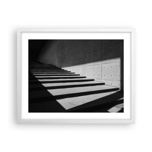 Poster in een witte lijst - De rauwe schoonheid van het modernisme - 50x40 cm