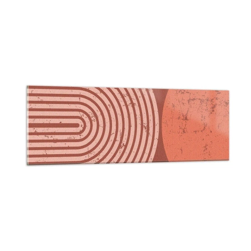 Schilderen op glas - Een nauwe band - 90x30 cm