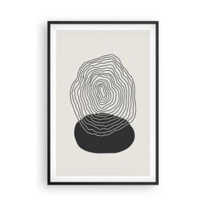 Poster in een zwarte lijst - Duur en spiertrekkingen - 61x91 cm