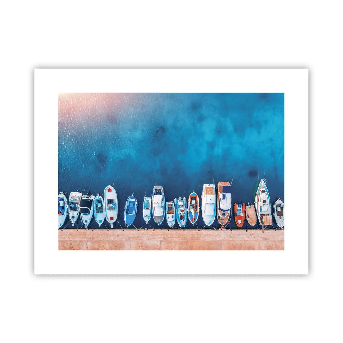 Poster - In één rij - 40x30 cm