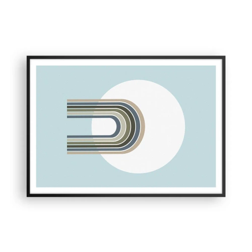 Poster in een zwarte lijst - Onweerstaanbare aantrekkingskracht - 100x70 cm