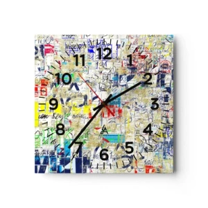 Wandklok - Klok - Het is gewoon een lust voor het oog - 30x30 cm