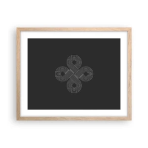 Een poster in een licht eiken lijst - In de Keltische geest - 50x40 cm