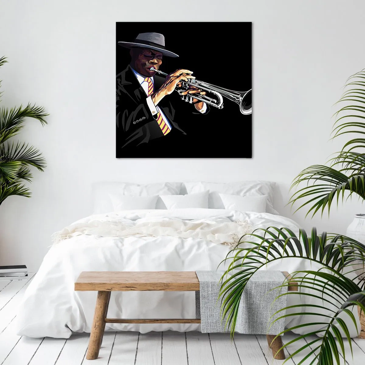 Schilderen op canvas - Charme van oude school - 70x70 cm