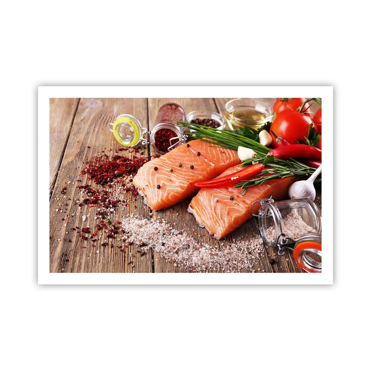 Poster - Noors avontuur in de keuken - 91x61 cm