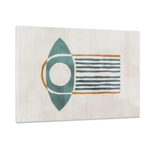 Schilderen op glas - Tekens en rituelen - 120x80 cm