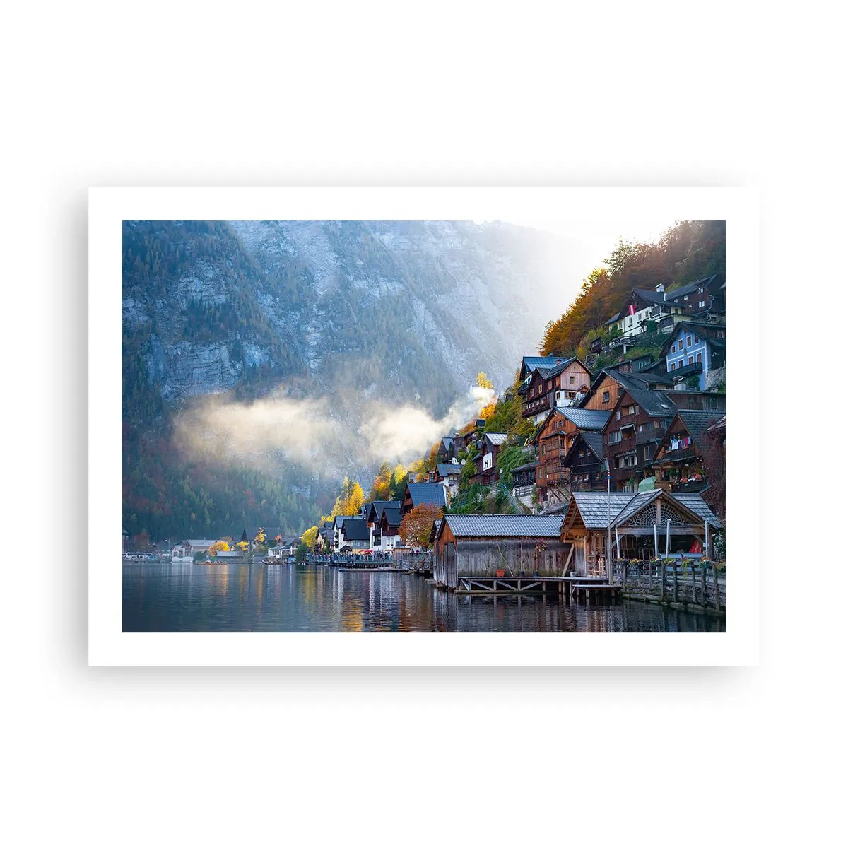 Poster - Alpine sfeer - 70x50 cm