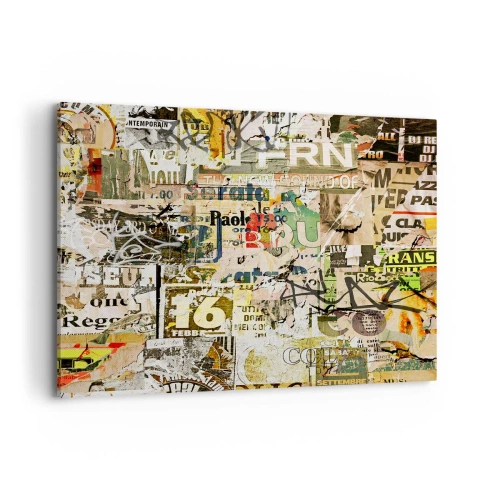 Schilderen op canvas - O, het gebeurt... - 120x80 cm