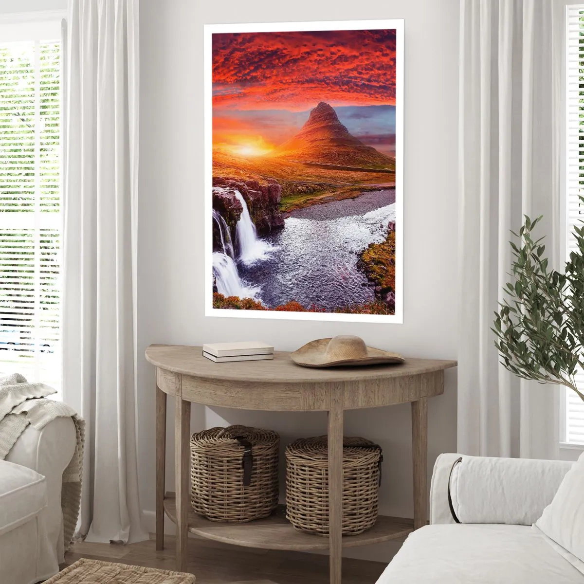 Poster - Een zicht op Midden-aarde - 30x40 cm