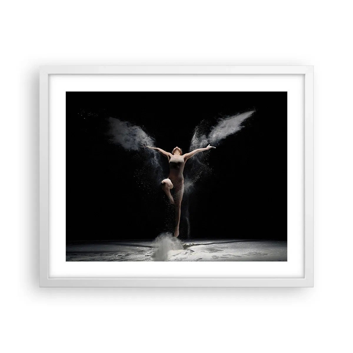 Poster in een witte lijst - Elfen bestaan - 50x40 cm