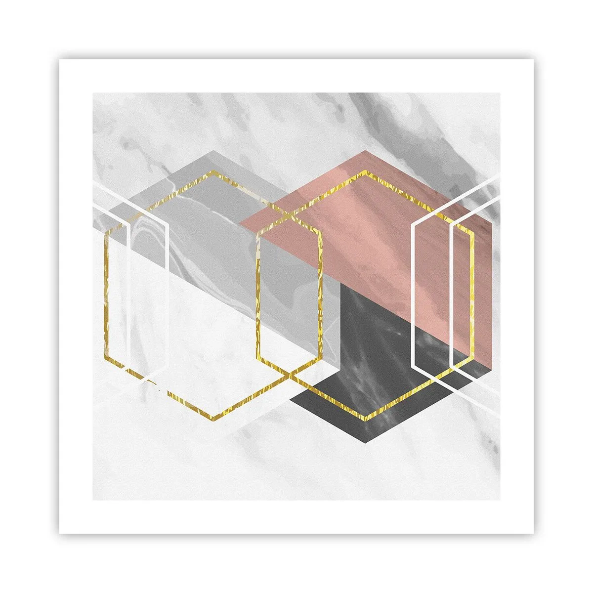 Poster - Keten samenstelling - 50x50 cm