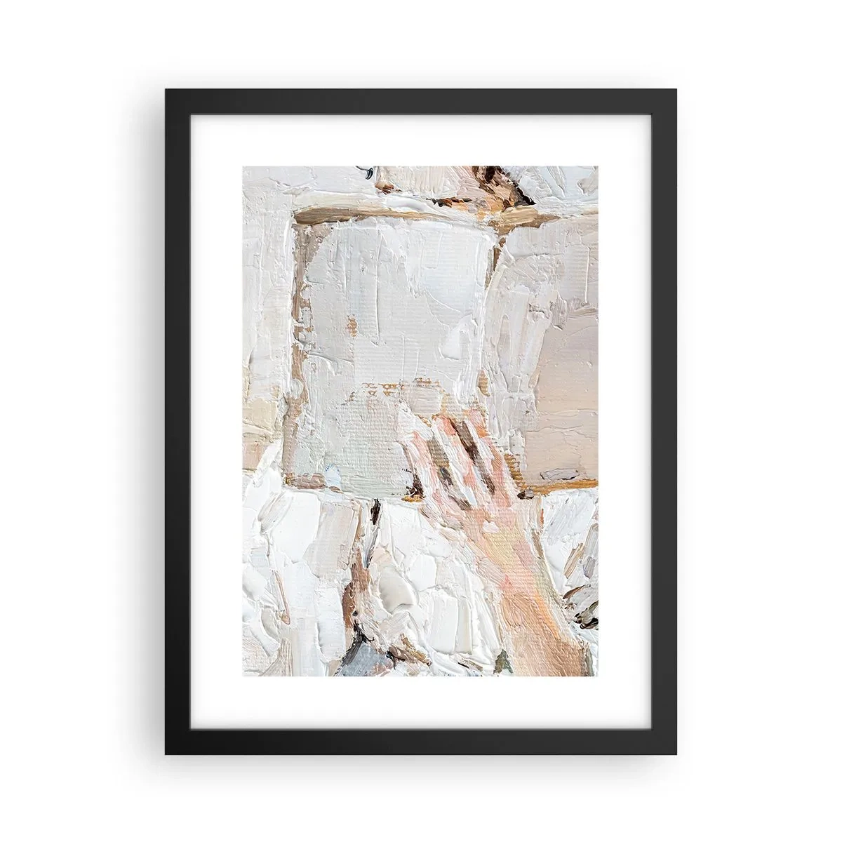 Poster in een zwarte lijst - In een andere wereld - 30x40 cm
