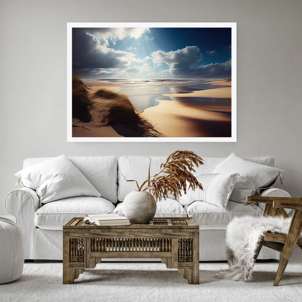 Poster - Strand, wild strand - 91x61 cm