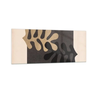 Schilderen op glas - Afwezigheid en complement - 100x40 cm