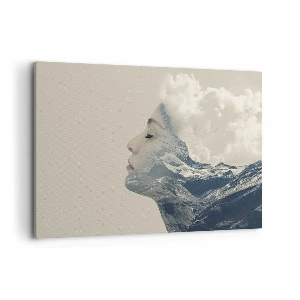 Schilderen op canvas - De schoonheid van de elementen - 100x70 cm