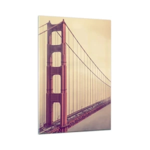 Schilderen op glas - Tussen hemel en aarde - 80x120 cm