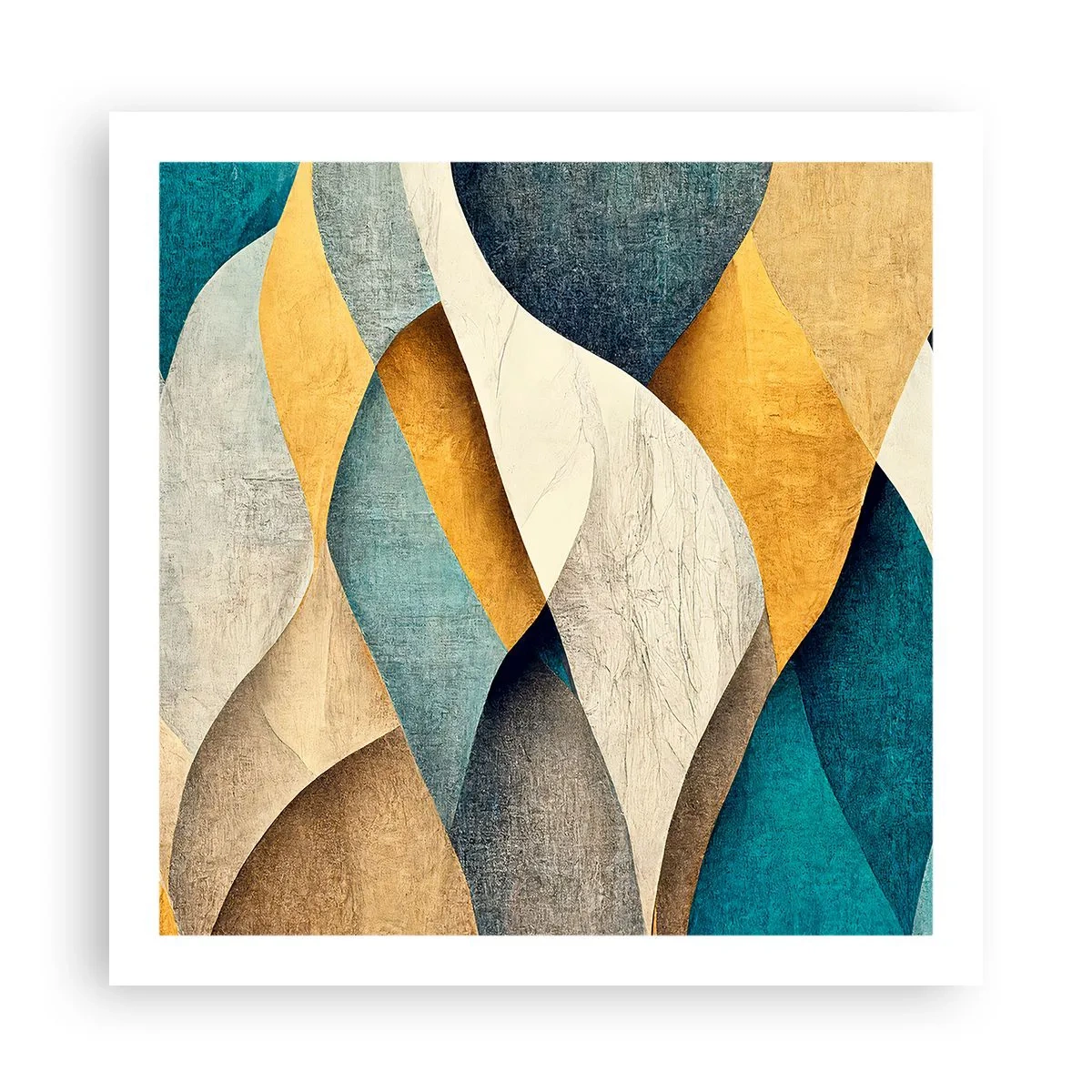 Poster - Ritme en beweging - 60x60 cm