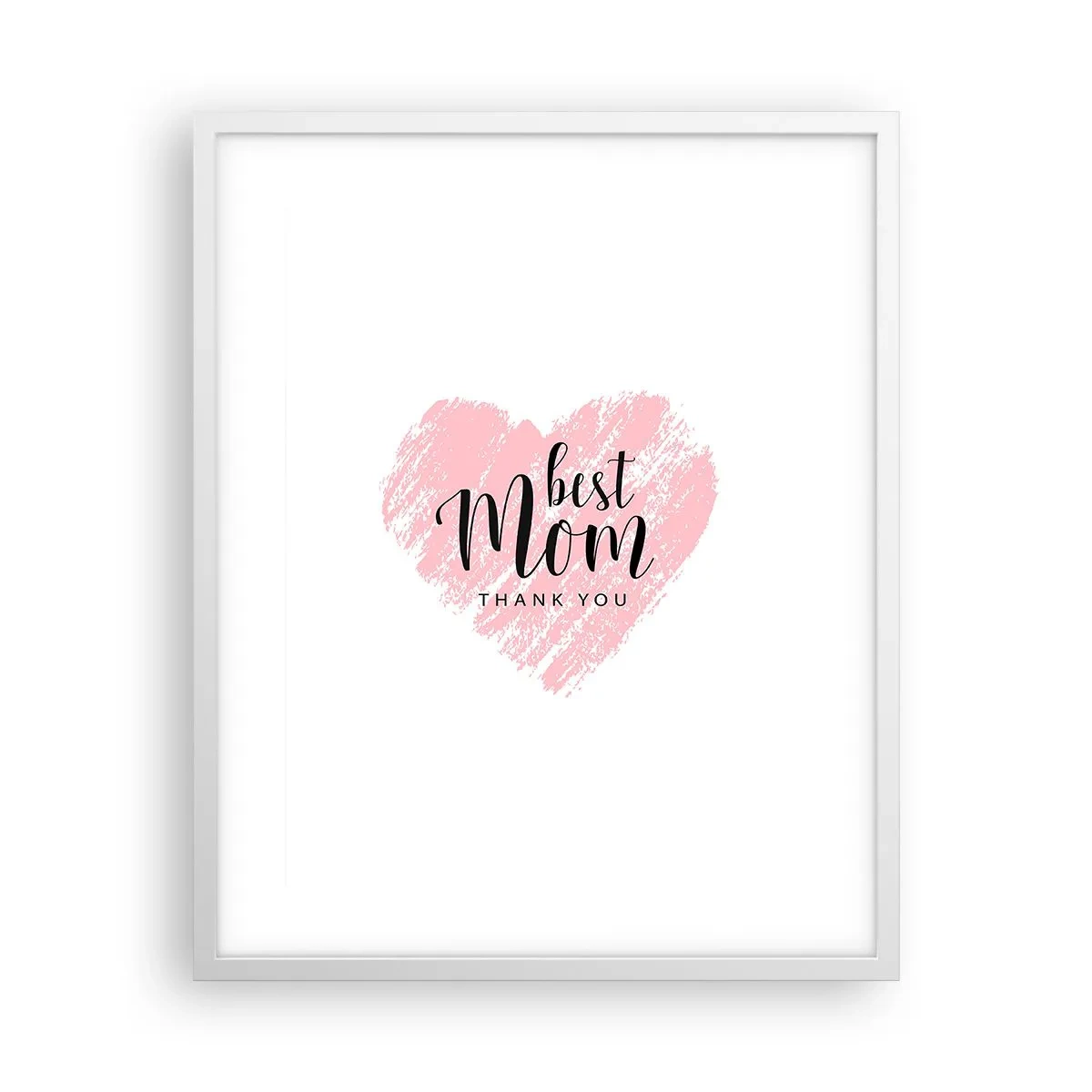 Poster in een witte lijst - Altijd het juiste moment - 40x50 cm