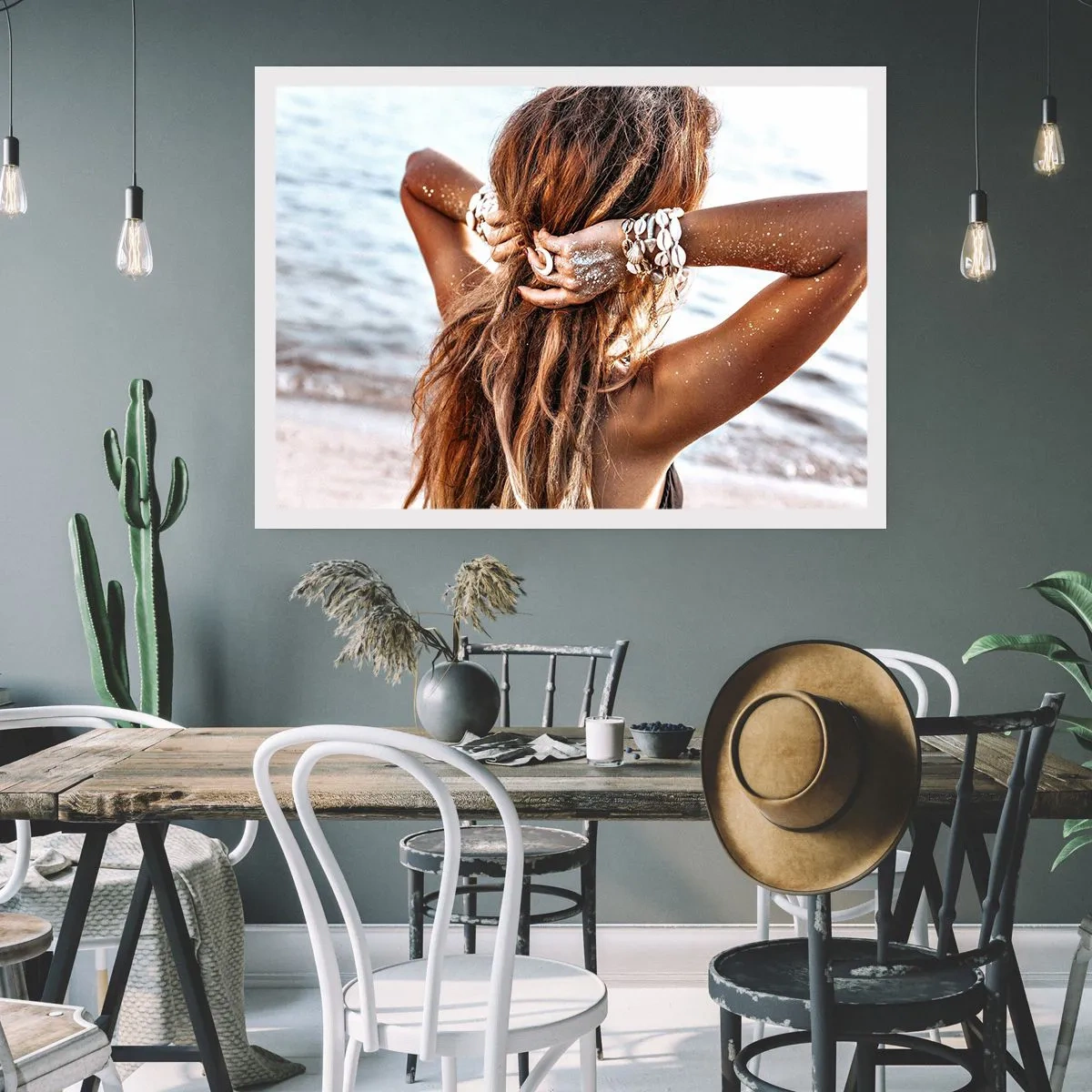 Poster - Een zusje van water en zon - 50x40 cm