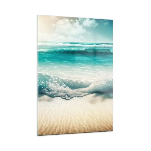 Schilderen op glas - De vrede van de oceaan - 50x70 cm
