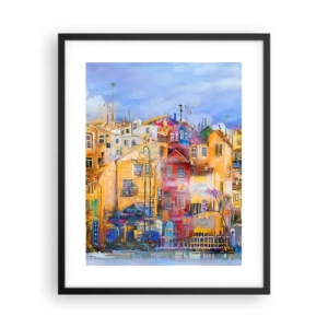 Poster in een zwarte lijst - Wij zijn samen - 40x50 cm