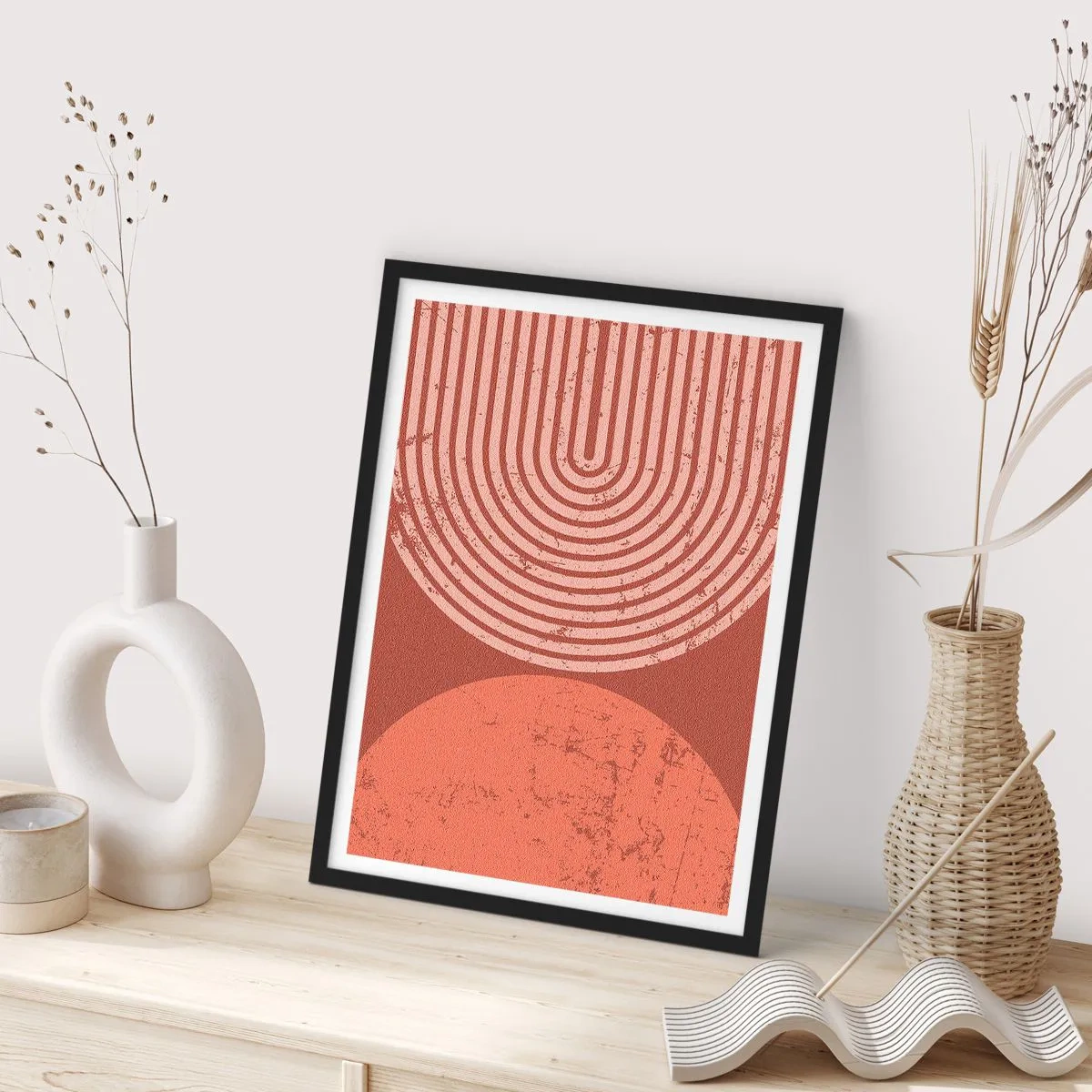 Poster in een zwarte lijst - Een nauwe band - 40x50 cm