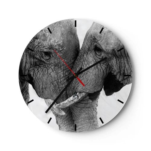 Wandklok - Klok - Oprechte bekentenis - 40x40 cm