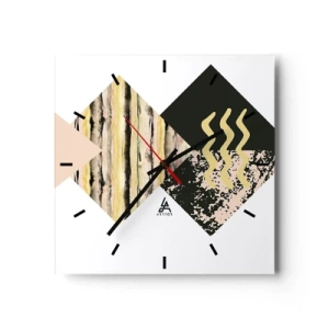 Wandklok - Klok - Er is niet zo eenvoudig - 30x30 cm