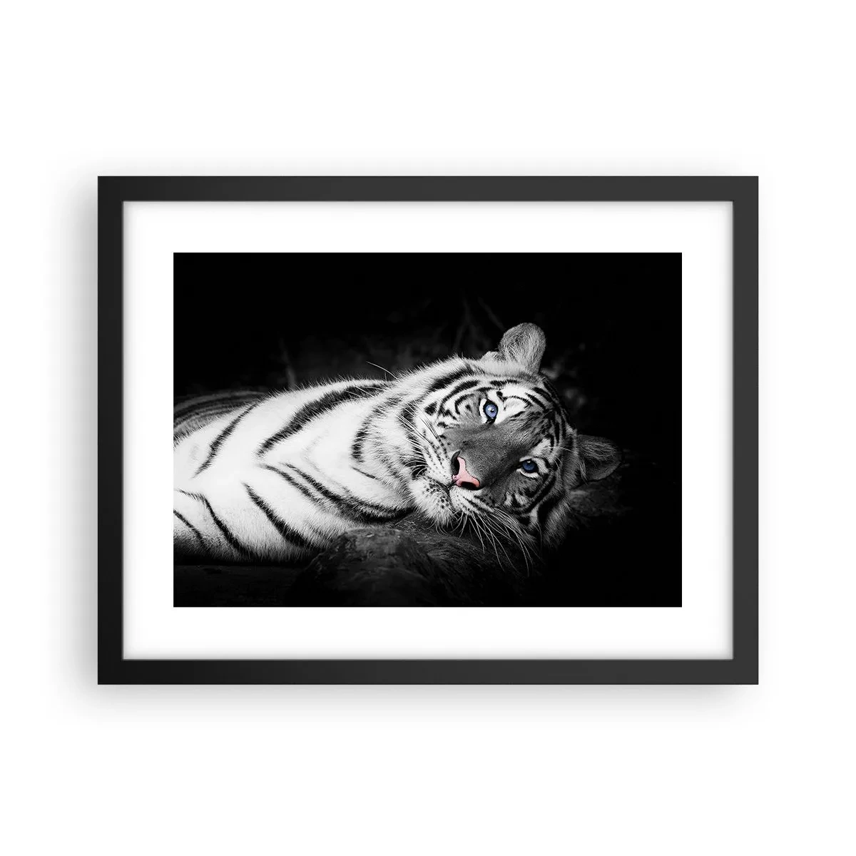 Poster in een zwarte lijst - Wildheid en vrede - 40x30 cm