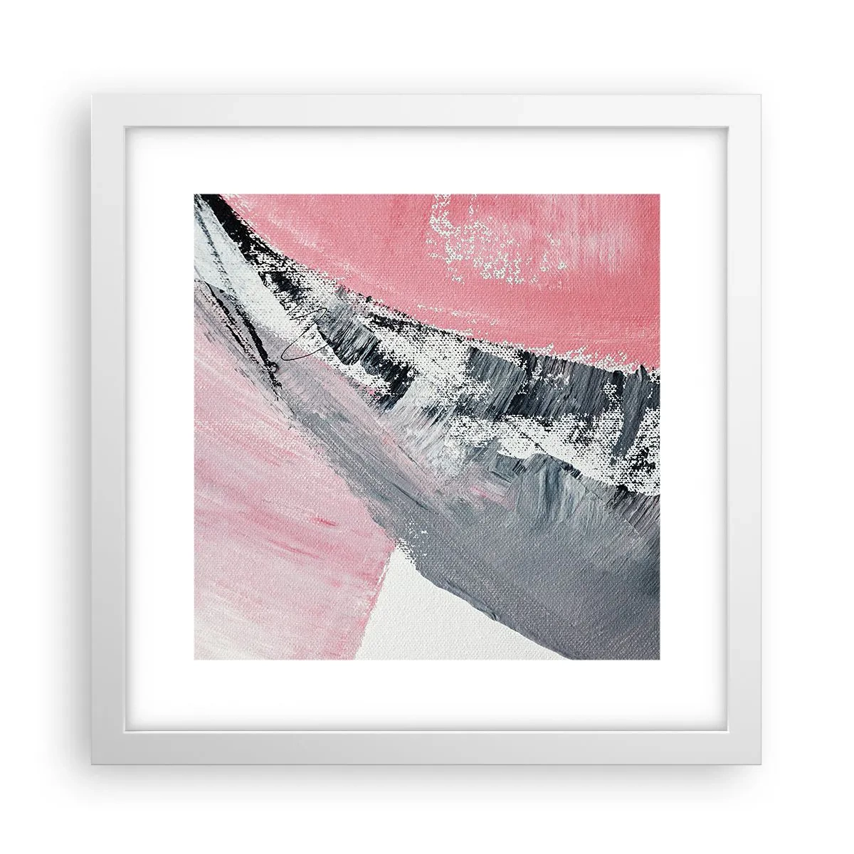 Poster in een witte lijst - Bijpassende compositie - 30x30 cm