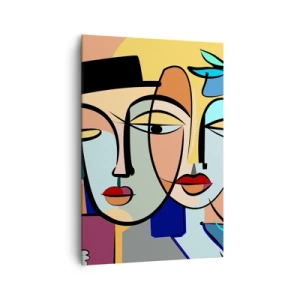 Schilderen op canvas - Picasso's randez-vous - 70x100 cm