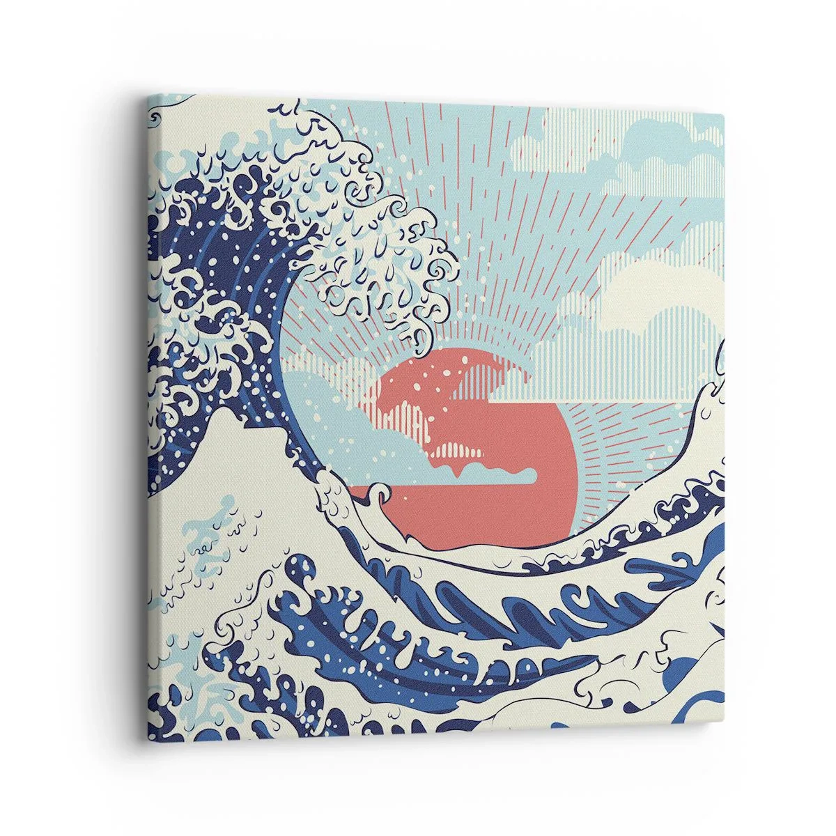 Schilderen op canvas - Van Japanse inspiratie - 30x30 cm