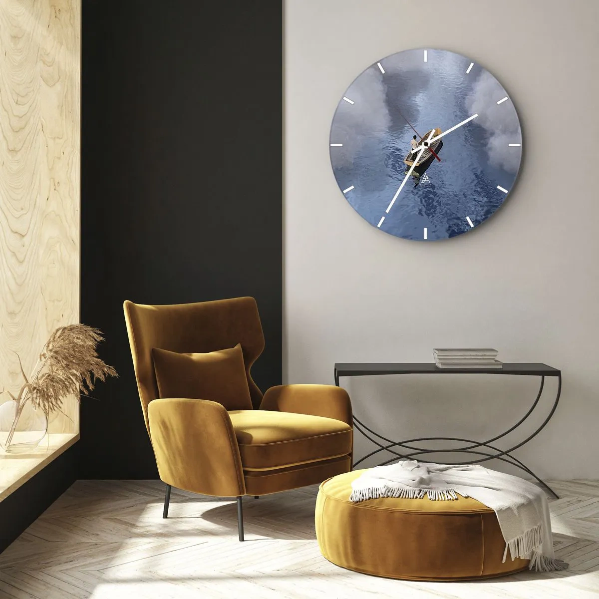 Wandklok - Klok - Leven – reis – onbekend - 40x40 cm
