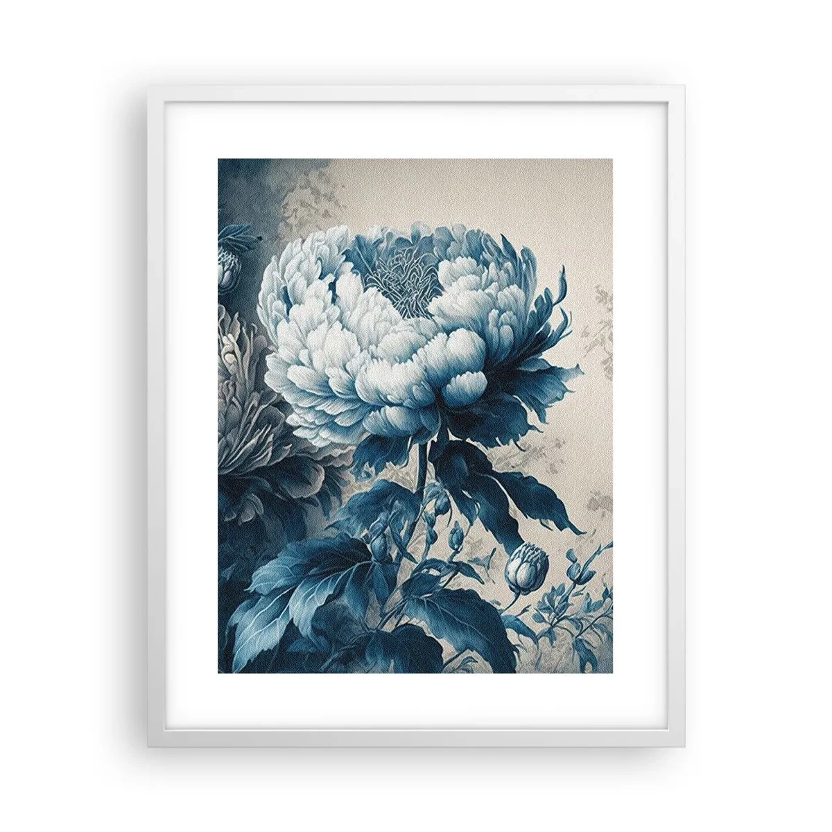Poster in een witte lijst - Bij elkaar passend paar - 40x50 cm