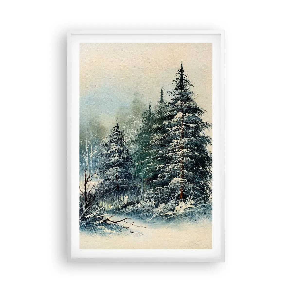 Poster in een witte lijst - Klaar voor kerst - 61x91 cm