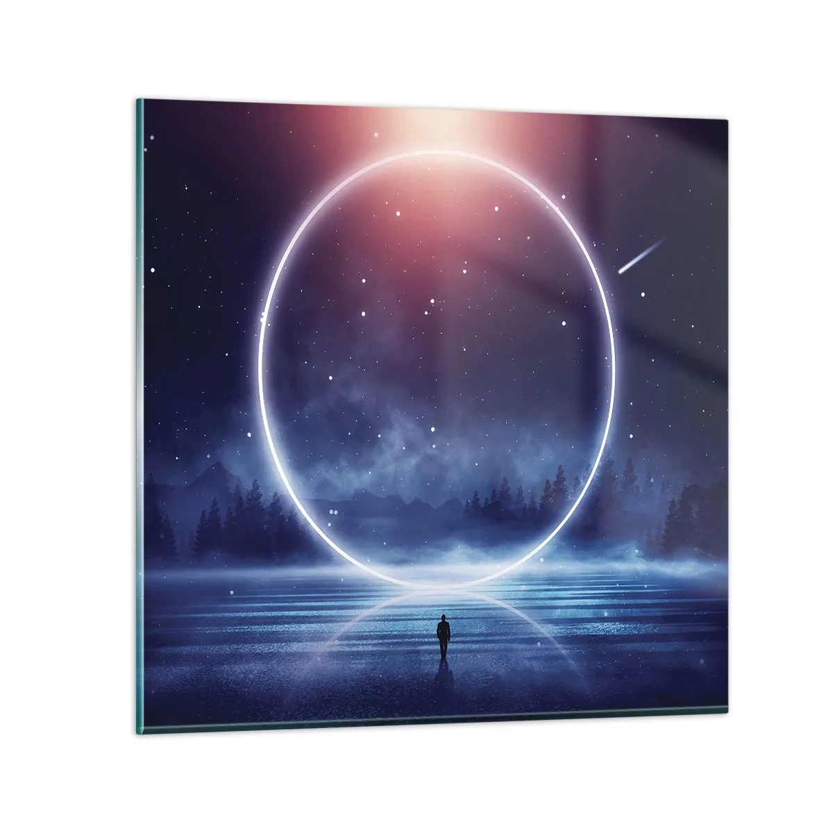 Schilderen op glas - Ze zijn er al... - 70x70 cm