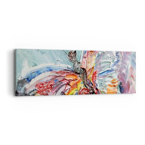 Schilderen op canvas - Geschilderd door de natuur - 90x30 cm