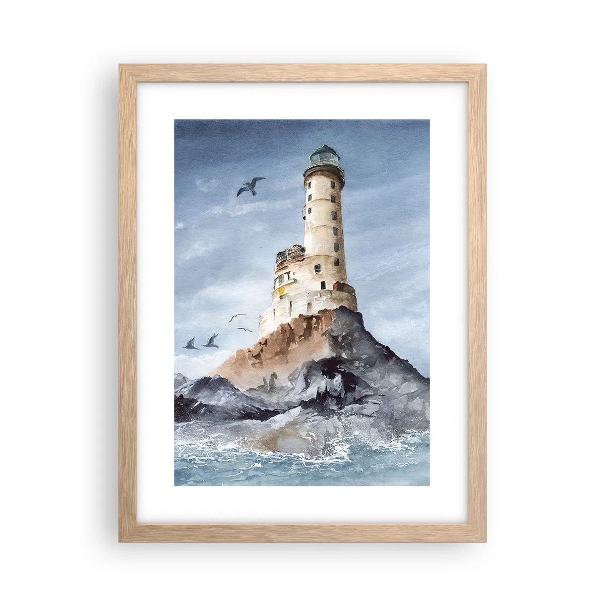 Een poster in een licht eiken lijst - Onoverwinnelijk - 30x40 cm