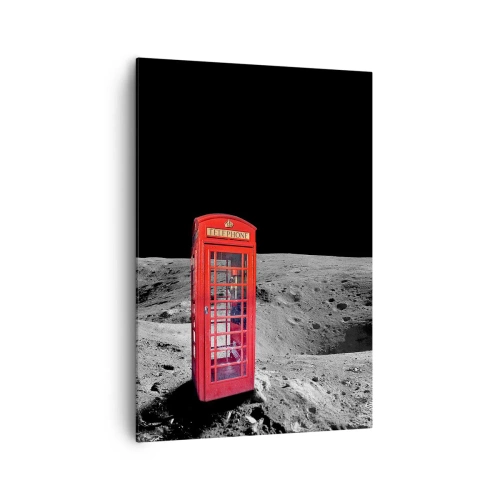 Schilderen op canvas - Een kosmische grap - 70x100 cm