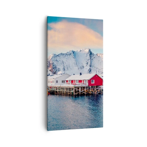 Schilderen op canvas - Noordelijke retraite - 55x100 cm