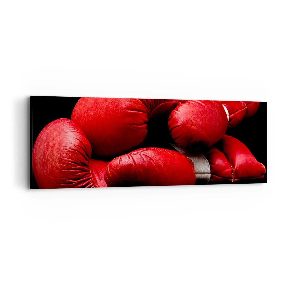 Schilderen op canvas - De emoties van het gevecht met ons - 90x30 cm